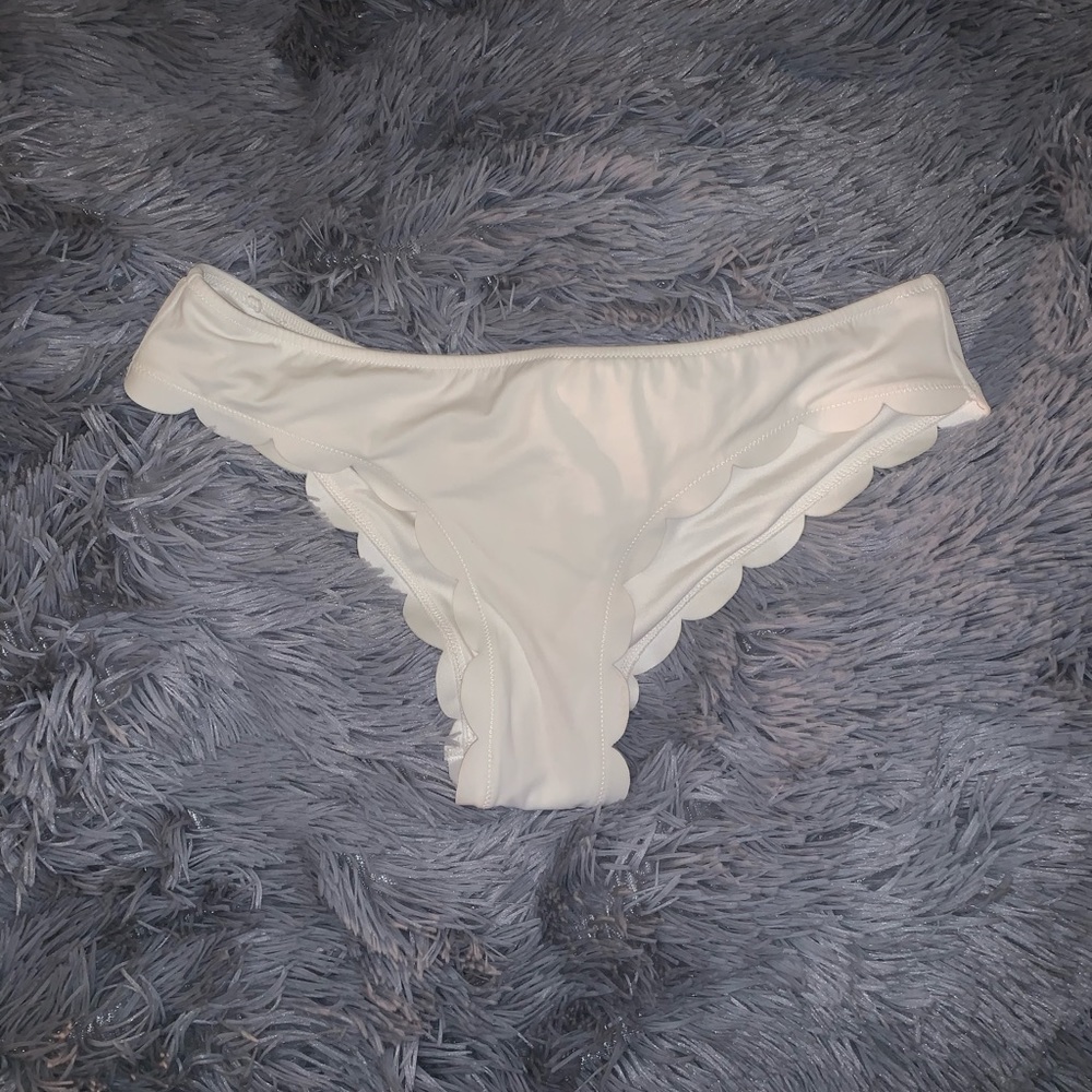white victorias secret bathing suit bottoms